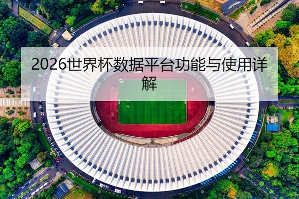 2026世界杯数据平台功能与使用详解